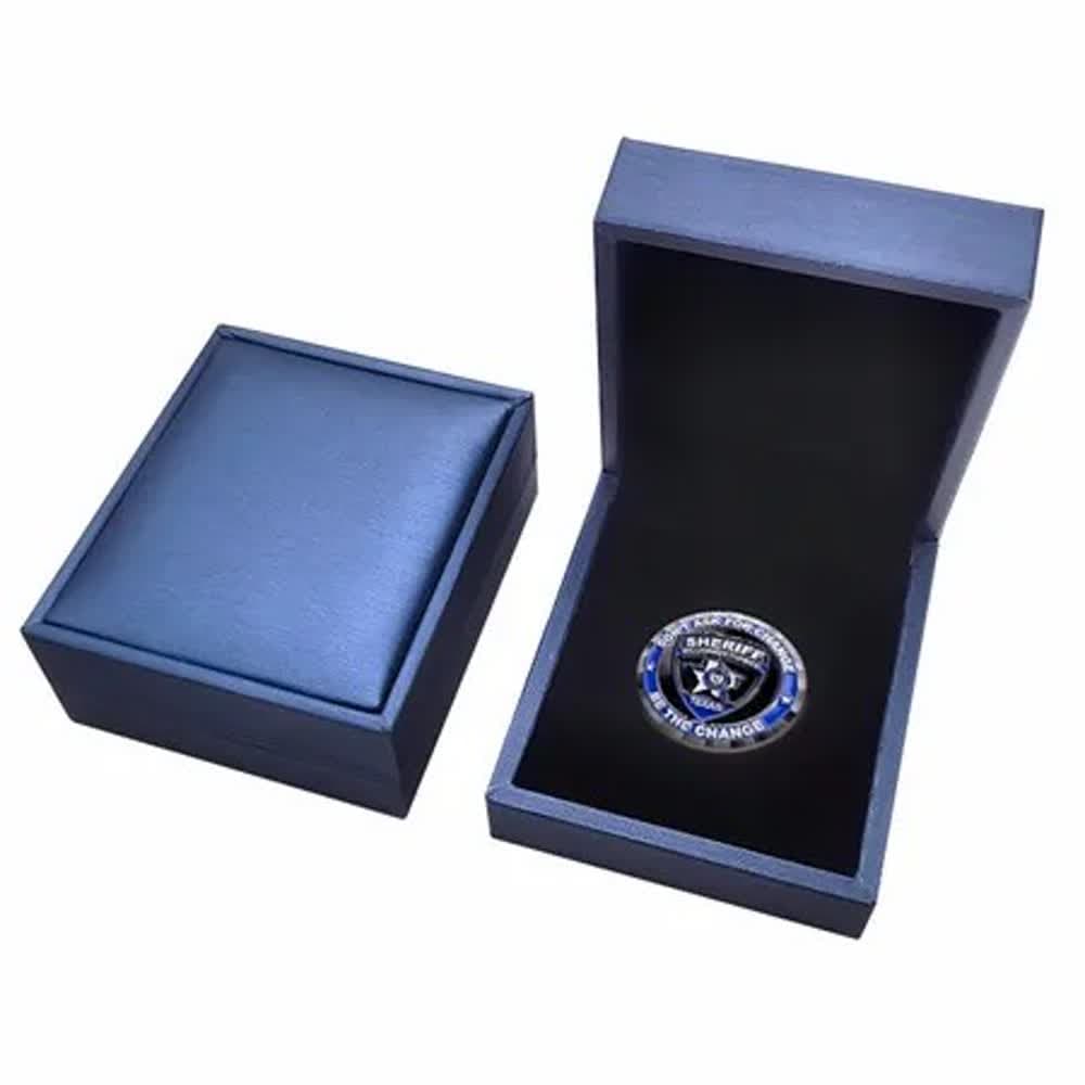 Blue PU Box