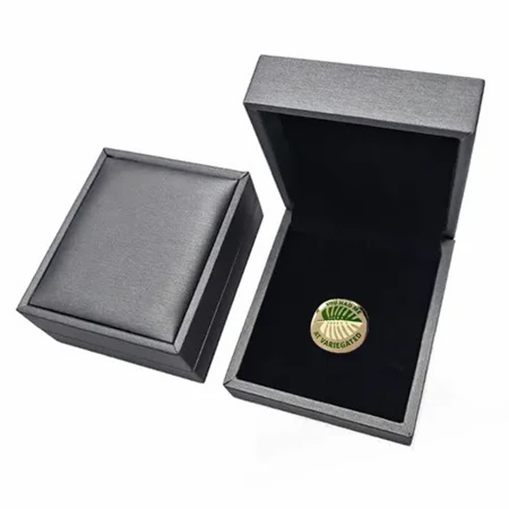 Silver PU Box