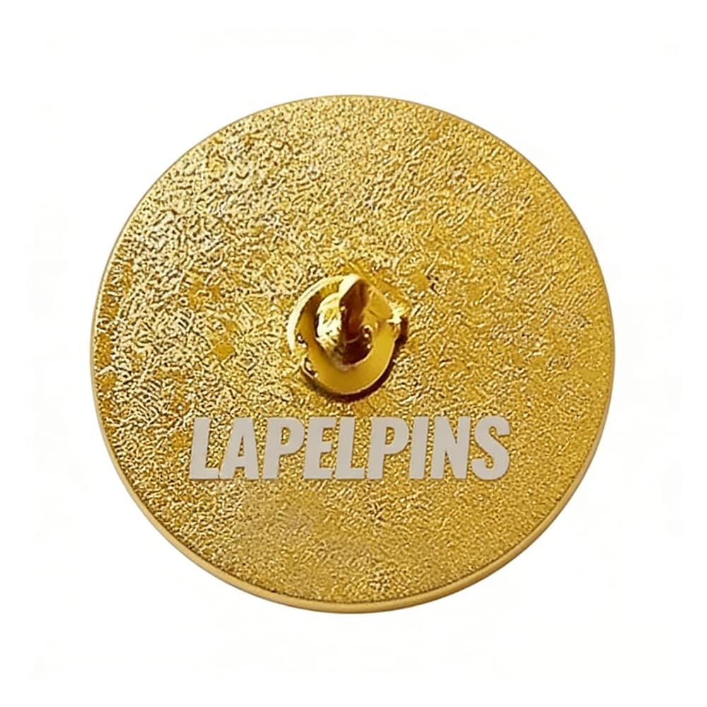 Pin Back Laser Cut Message/Serial Number