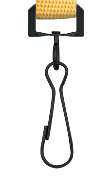Metal J-Hook (Black)